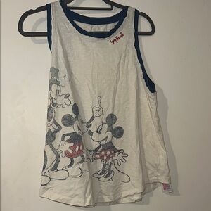 Disney Parks Vintage Mickey Mouse Tank Top mini mouse Mickey, Donald and goofy